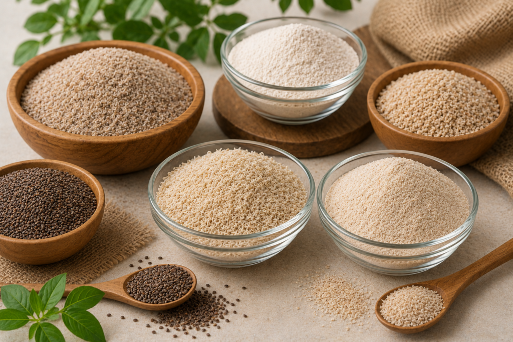 Types of Psyllium Products